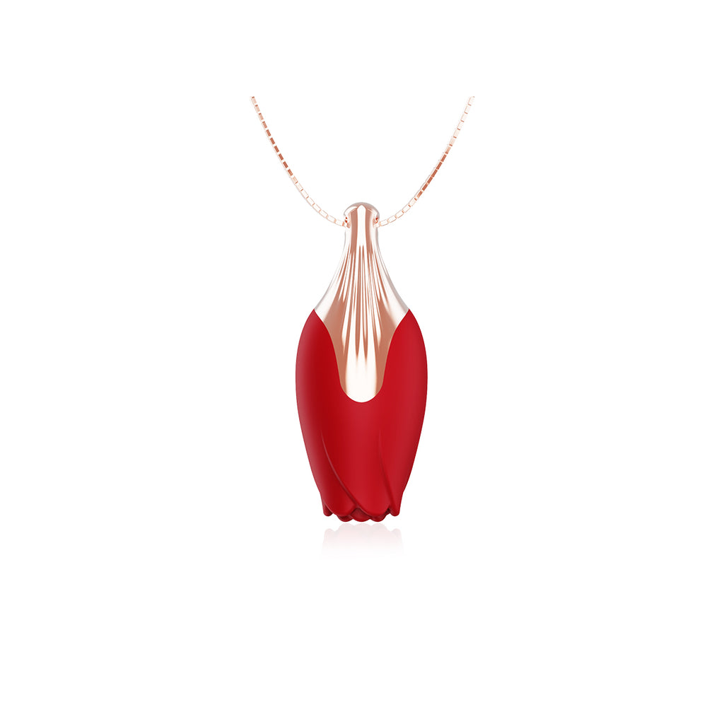 Rose necklace vibrator