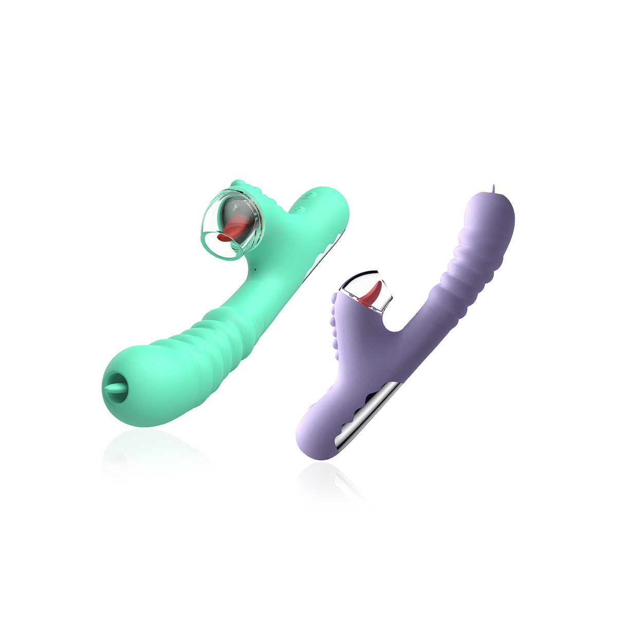 Dinosaur vibrating telescopic stick