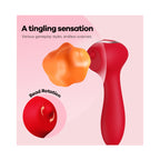 Rotating ball vibrator-cane Rose