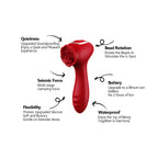 Rose rotating bead vibrator
