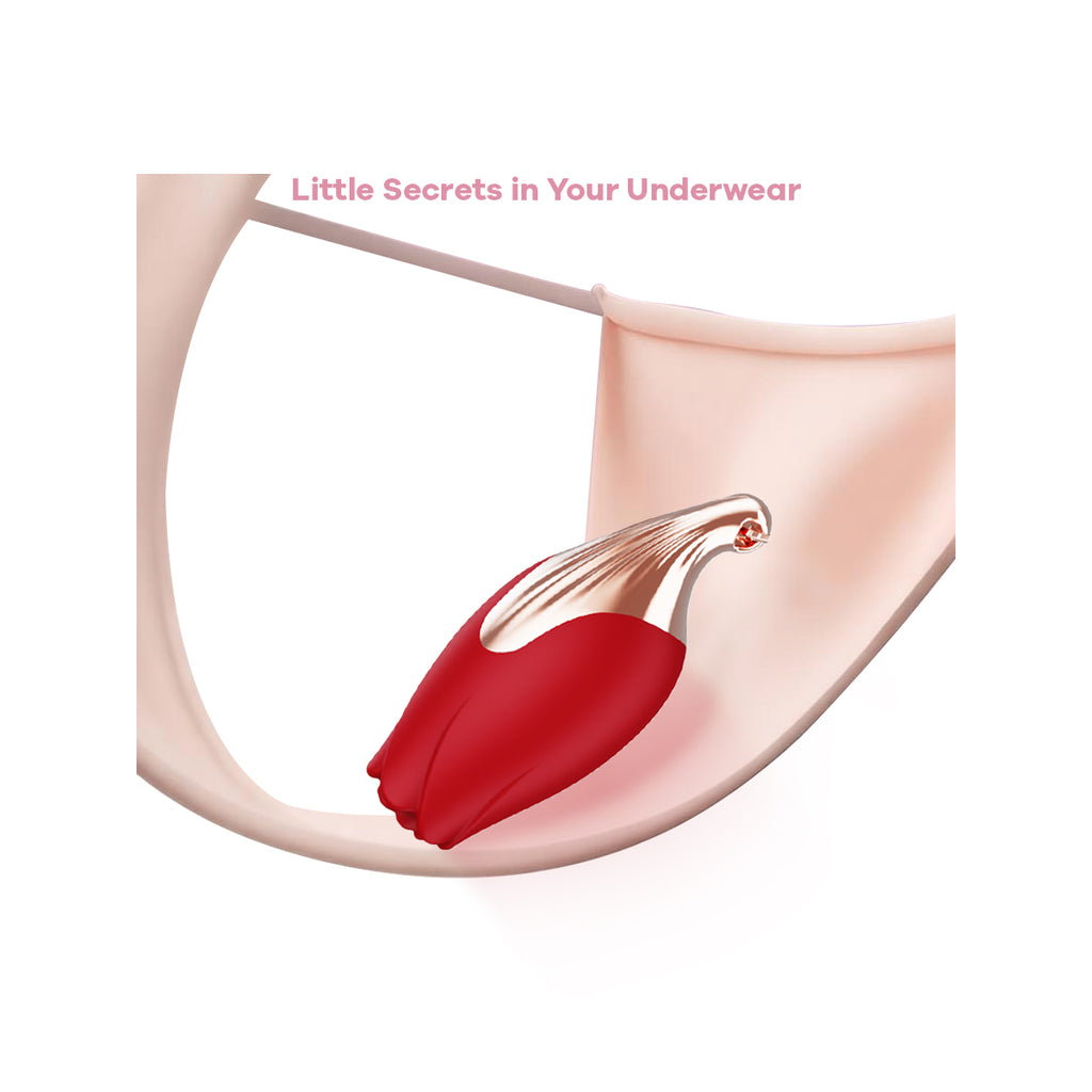 Rose necklace vibrator