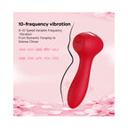 Rotating ball vibrator-cane Rose