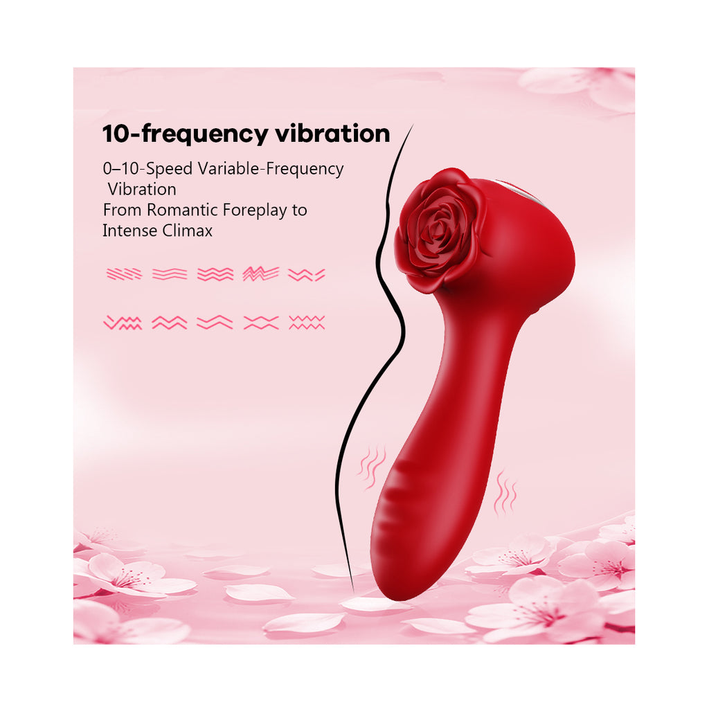 Rose rotating bead vibrator