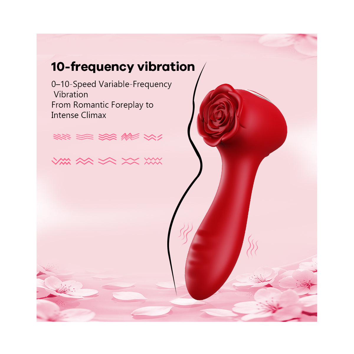 Rose rotating bead vibrator