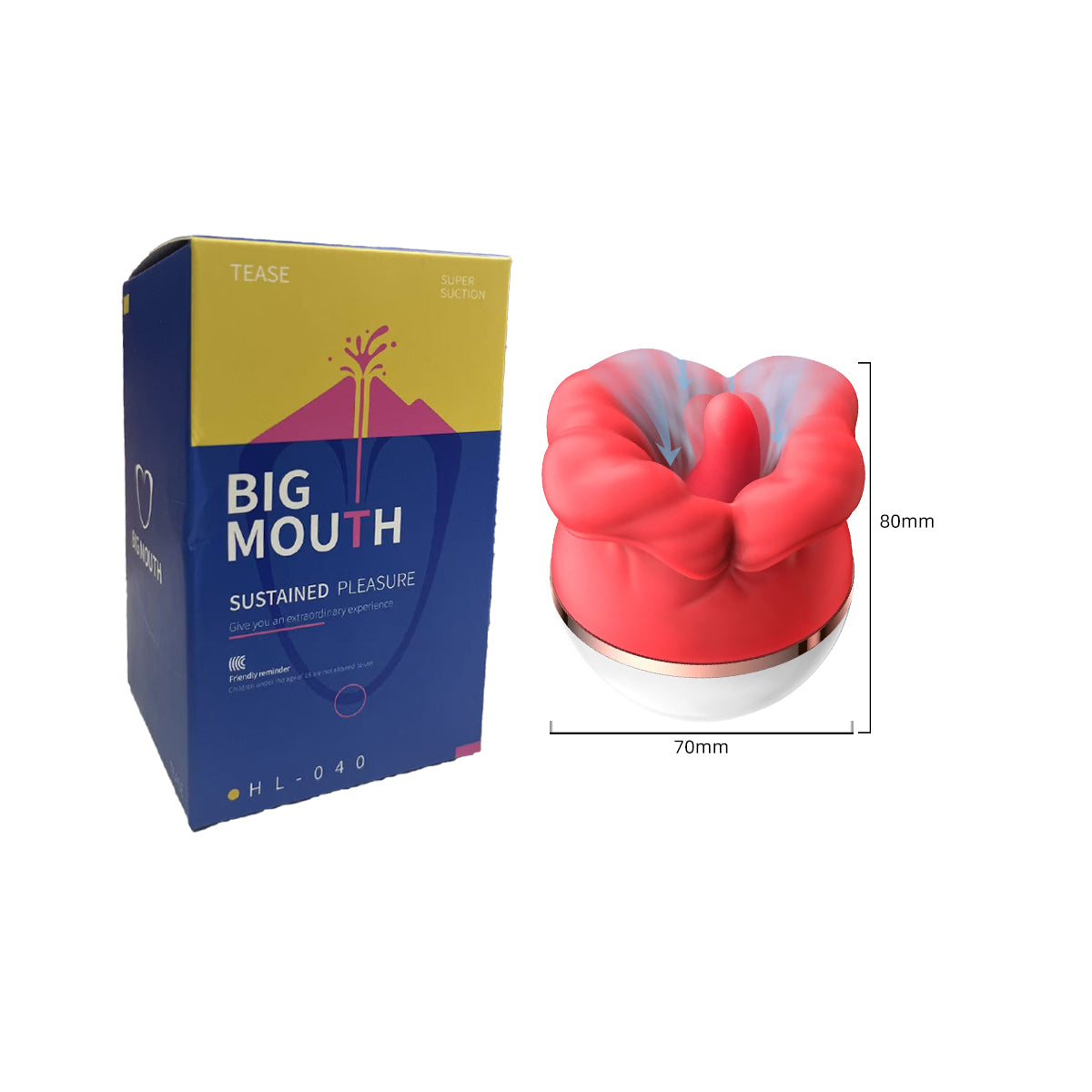Big Mouth Licking Tongue